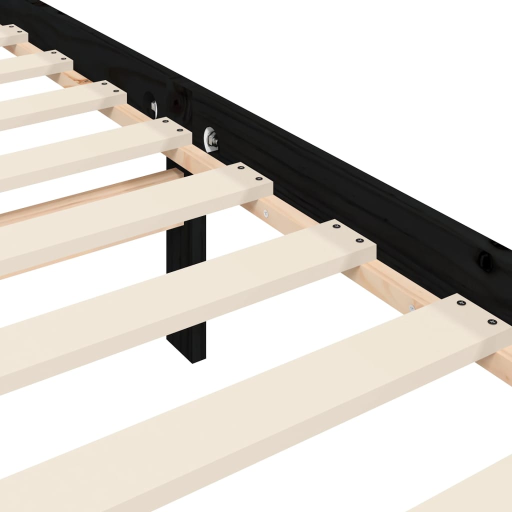 Bed Frame Without Mattress Solid Wood Pine