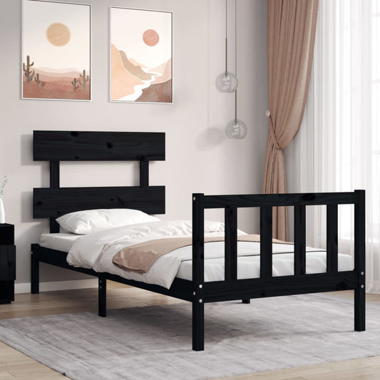 Bed Frame Without Mattress Solid Wood Pine