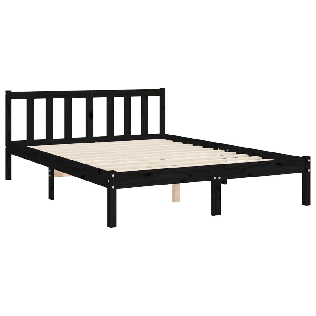 Bed Frame Without Mattress Solid Wood Pine