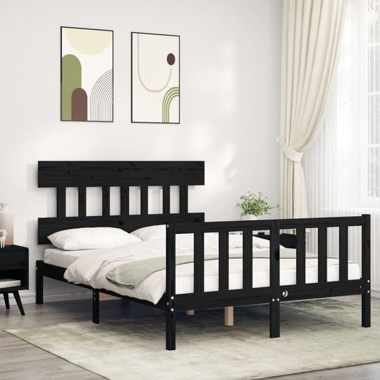 Bed Frame Without Mattress Solid Wood Pine