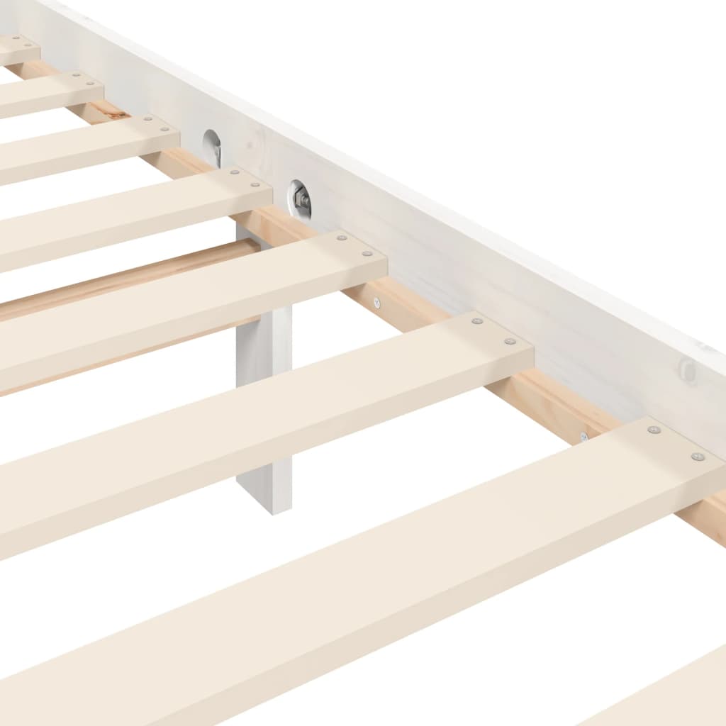 Bed Frame Without Mattress Solid Wood Pine