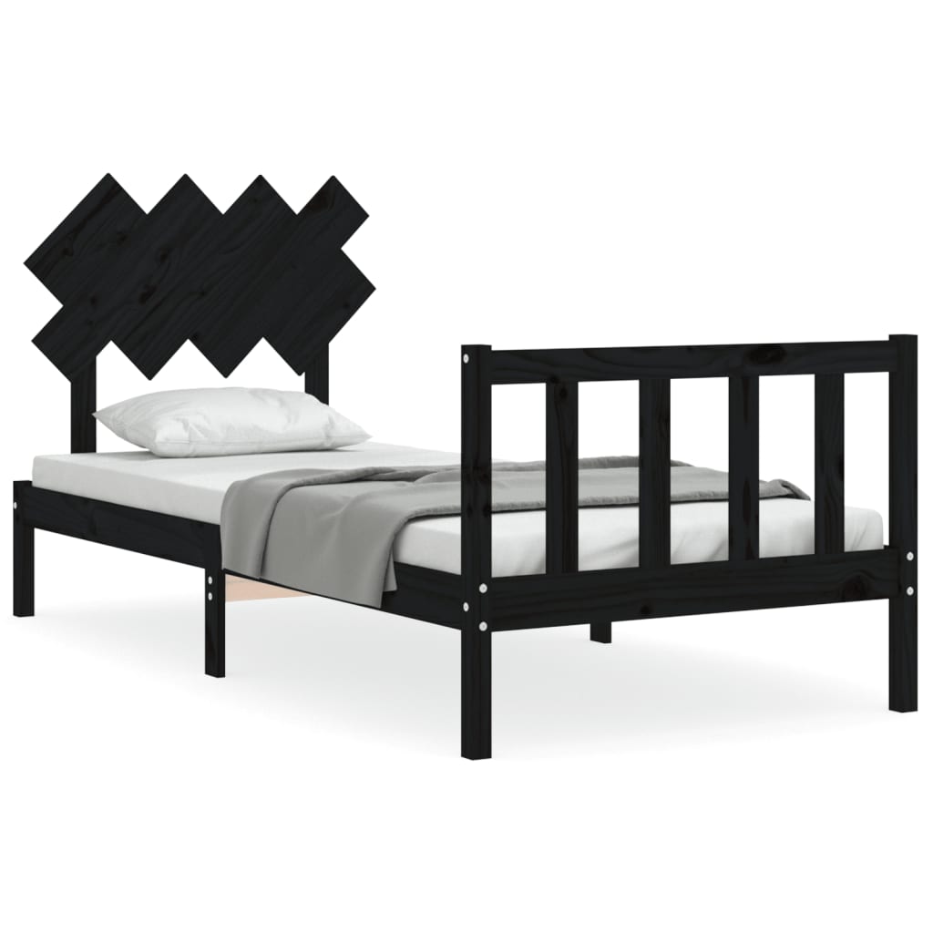 Bed Frame Without Mattress Solid Wood Pine