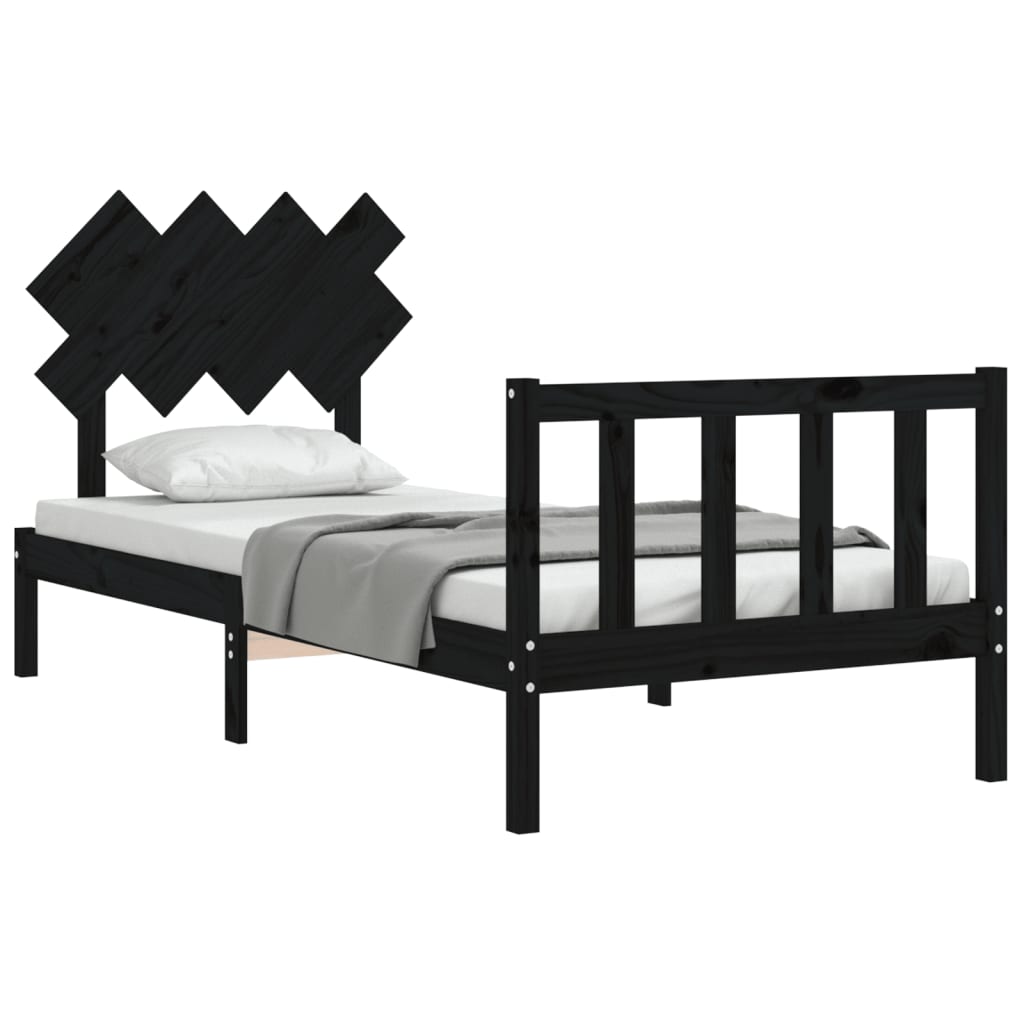 Bed Frame Without Mattress Solid Wood Pine