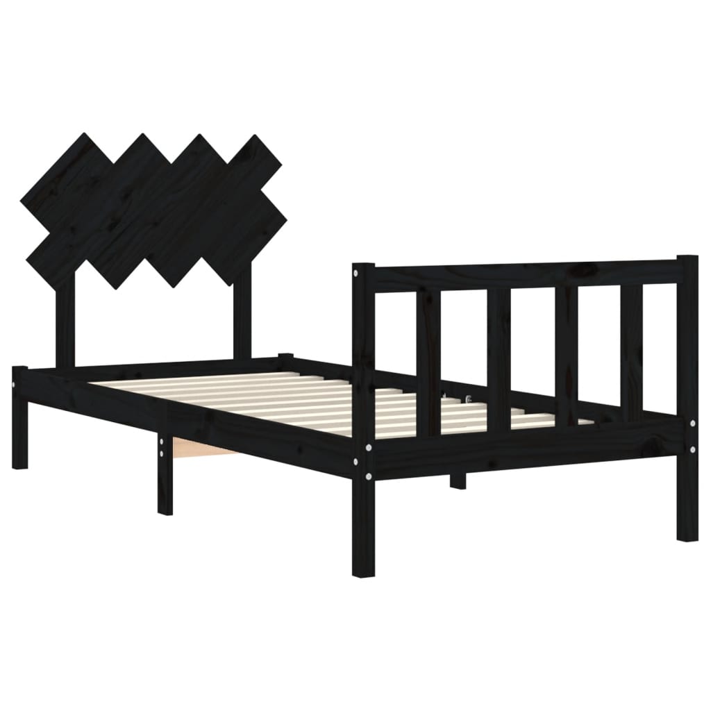 Bed Frame Without Mattress Solid Wood Pine