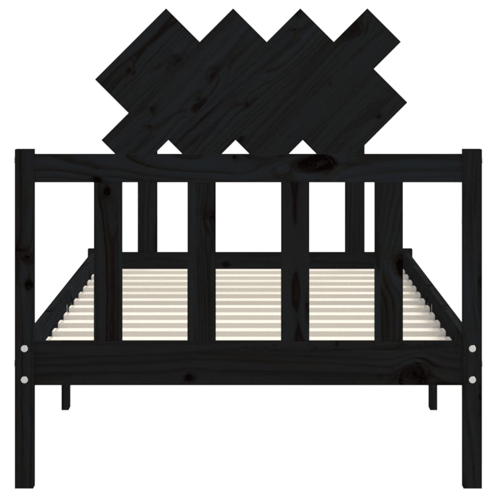 Bed Frame Without Mattress Solid Wood Pine