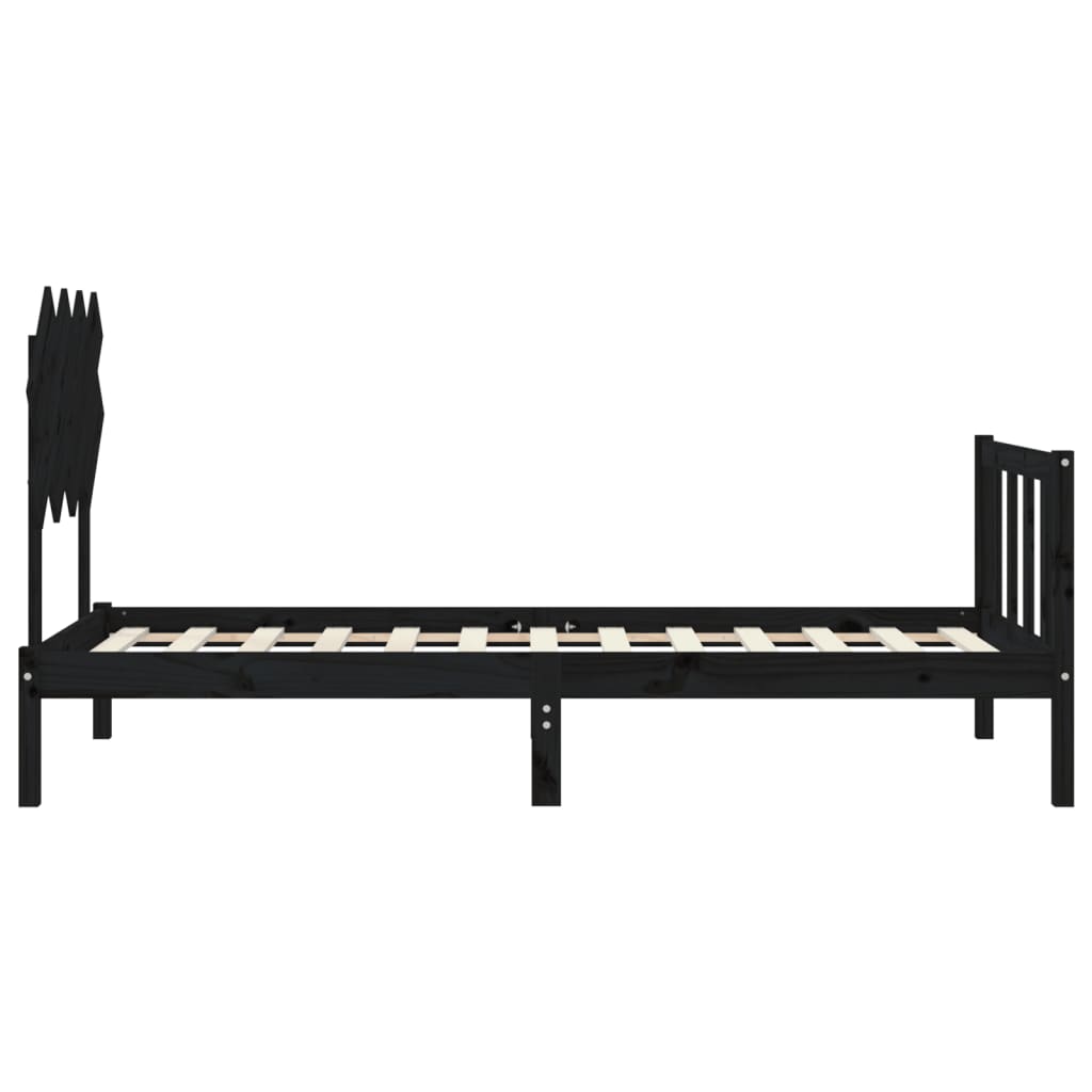 Bed Frame Without Mattress Solid Wood Pine