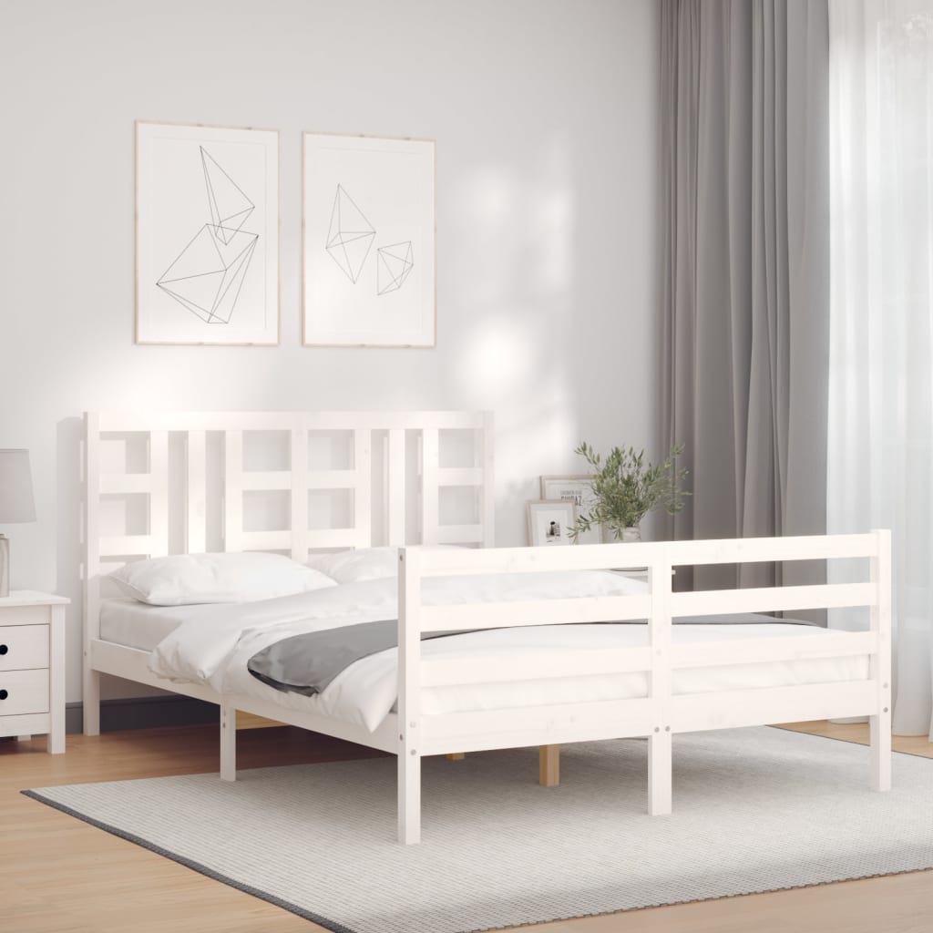Bed Frame Without Mattress Solid Wood
