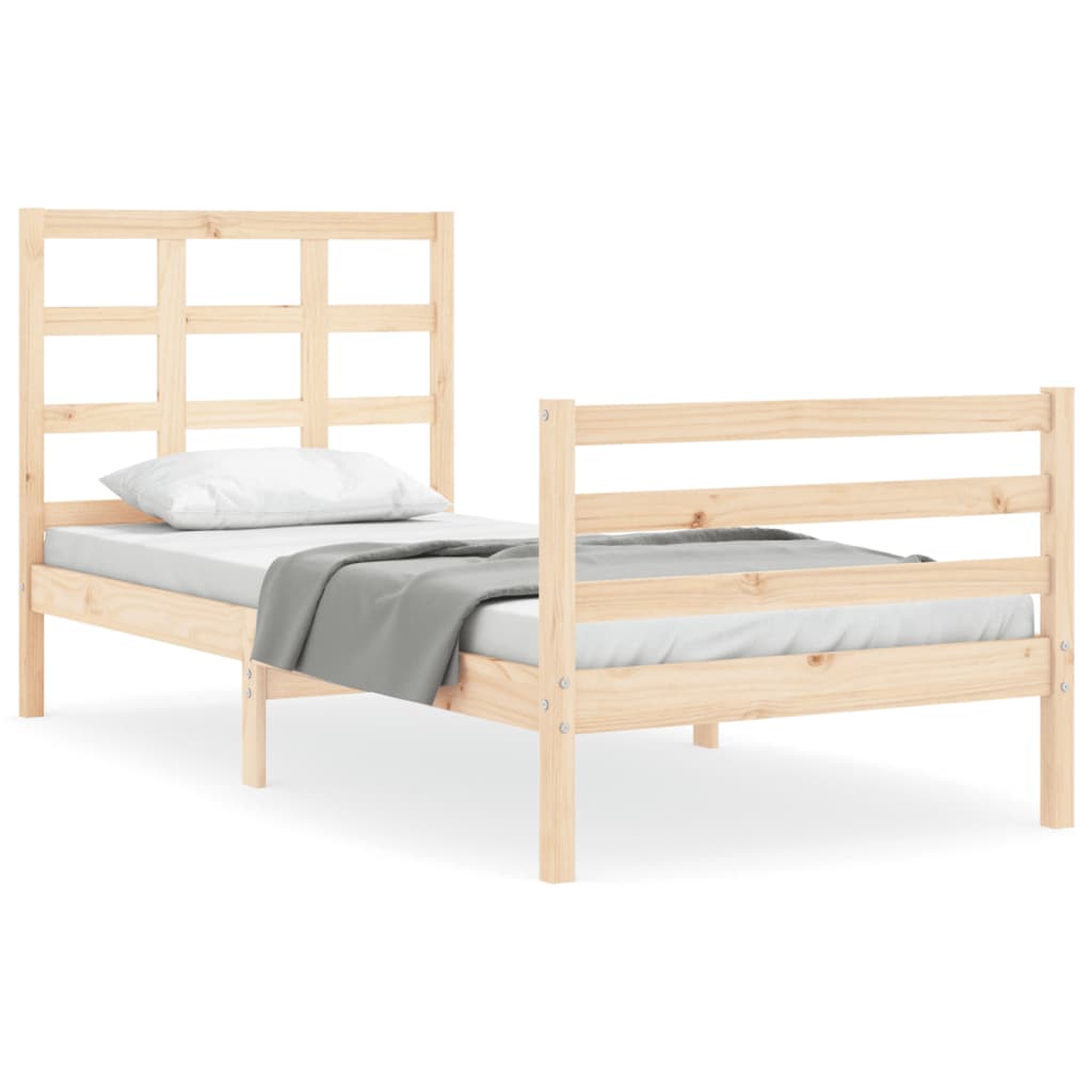 Bed Frame Without Mattress Solid Wood