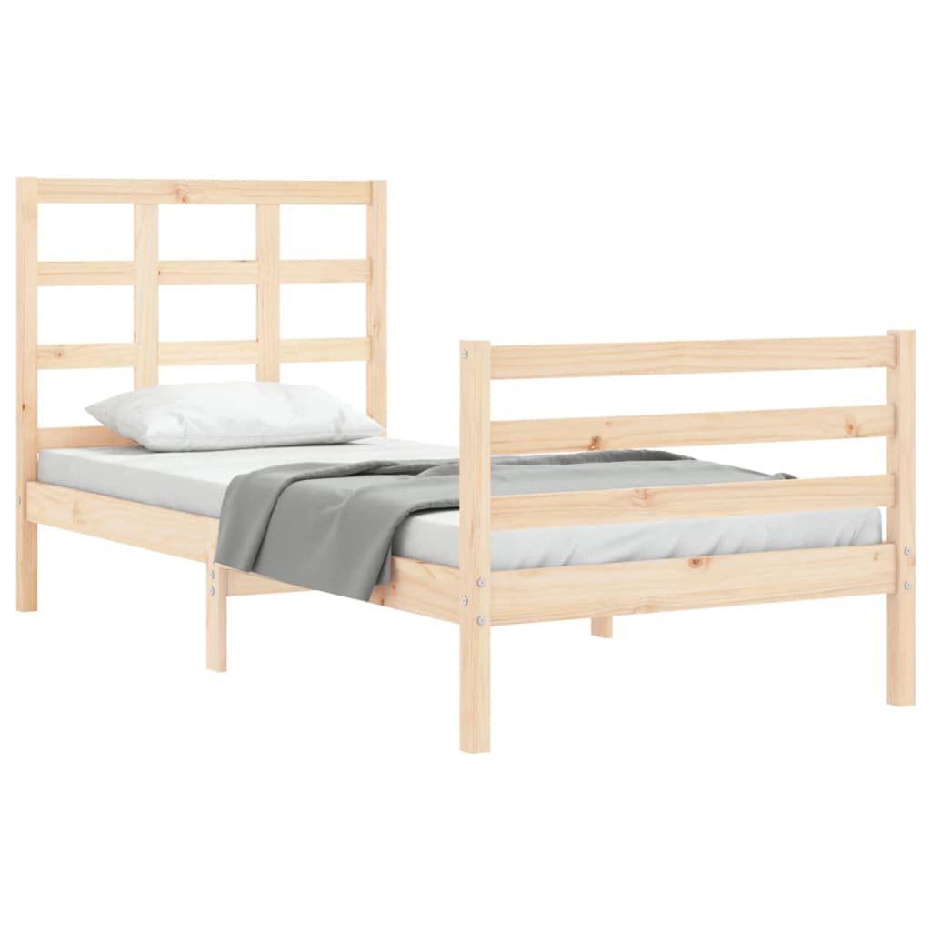 Bed Frame Without Mattress Solid Wood