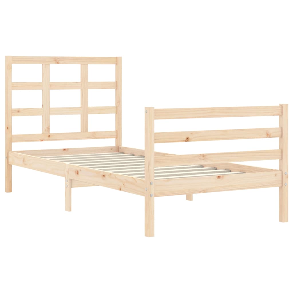 Bed Frame Without Mattress Solid Wood