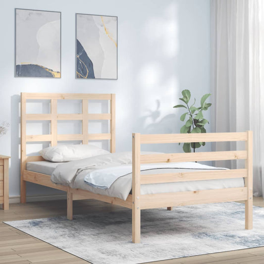 Bed Frame Without Mattress Solid Wood