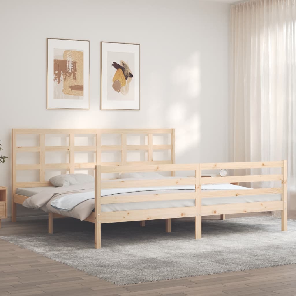 Bed Frame Without Mattress Solid Wood