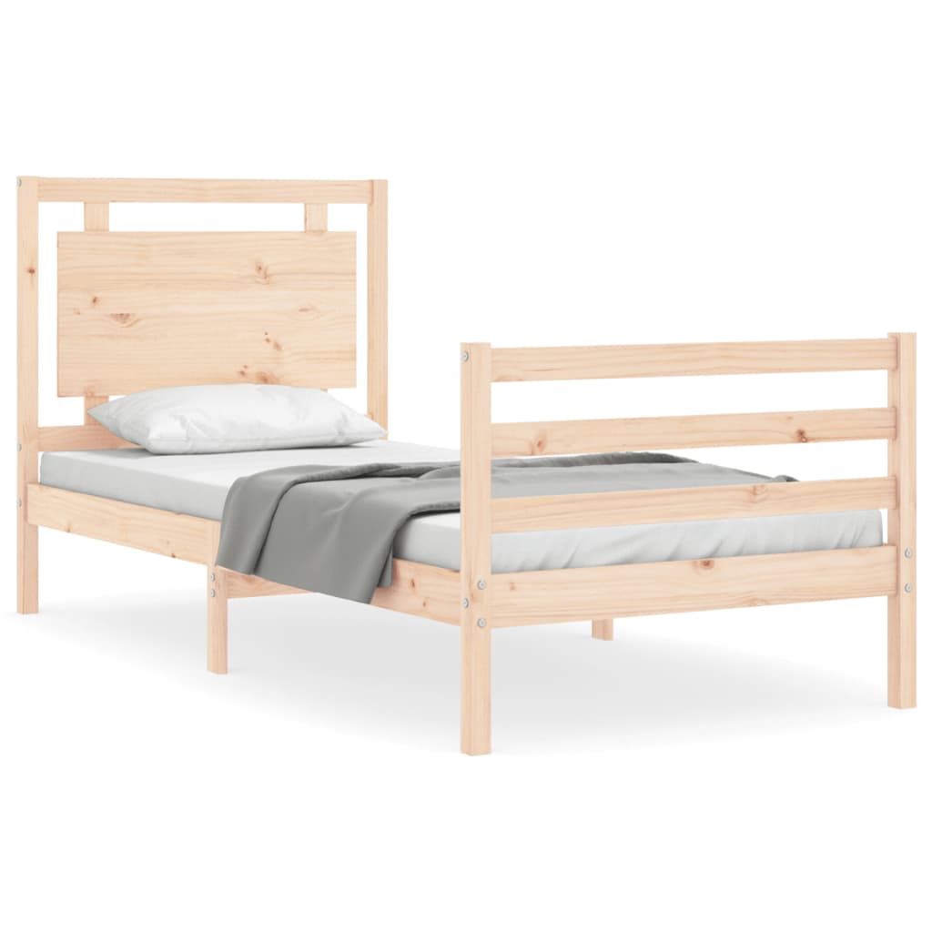 Bed Frame Without Mattress Solid Wood