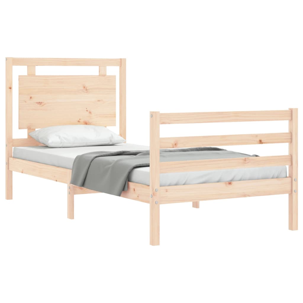 Bed Frame Without Mattress Solid Wood