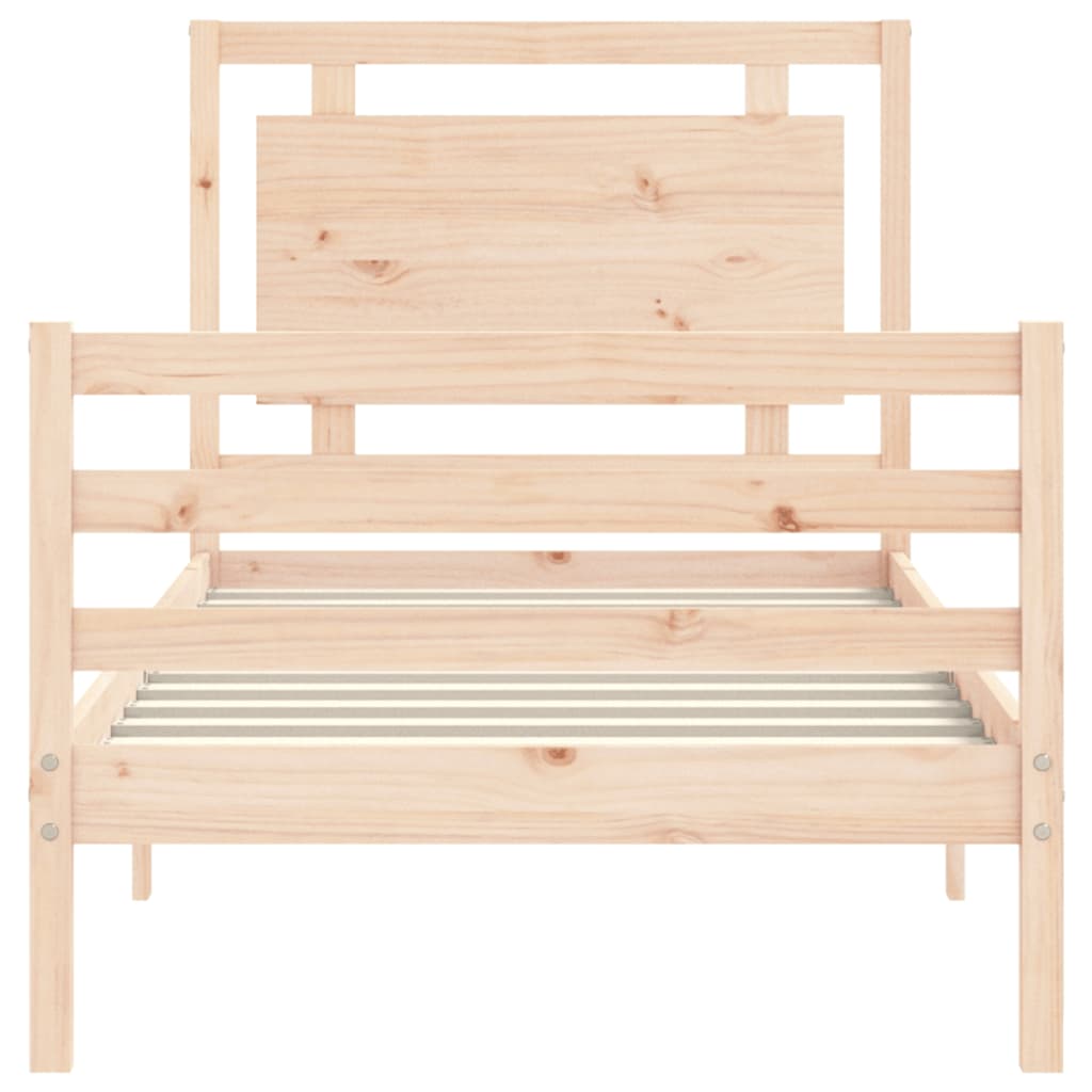 Bed Frame Without Mattress Solid Wood