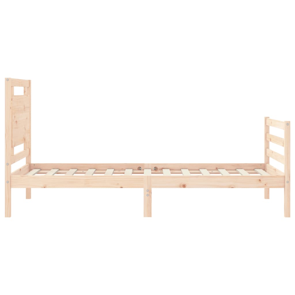 Bed Frame Without Mattress Solid Wood