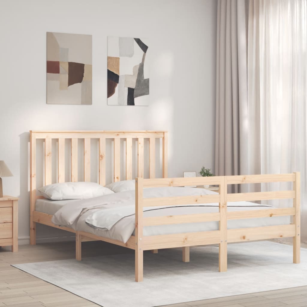 Bed Frame Without Mattress Solid Wood