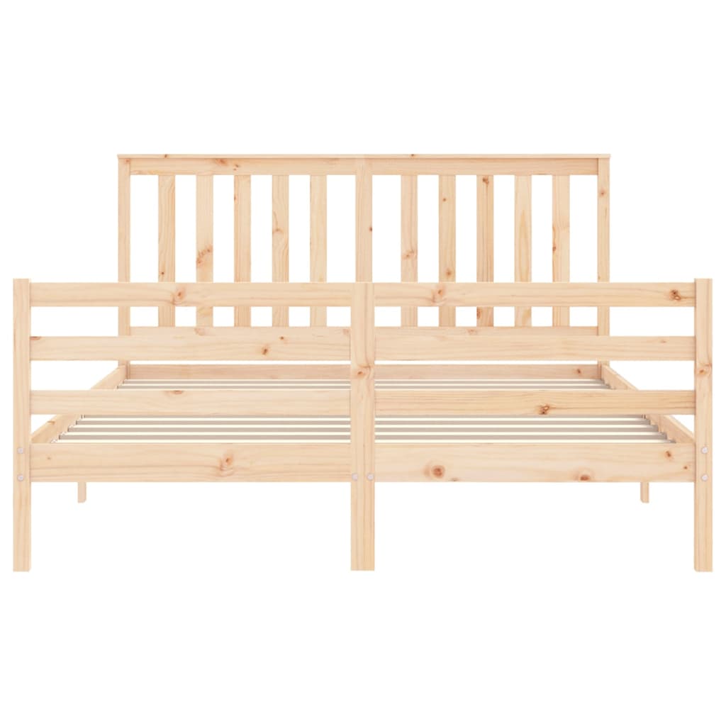 Bed Frame Without Mattress Solid Wood