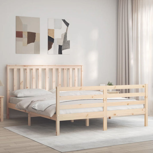 Bed Frame Without Mattress Solid Wood