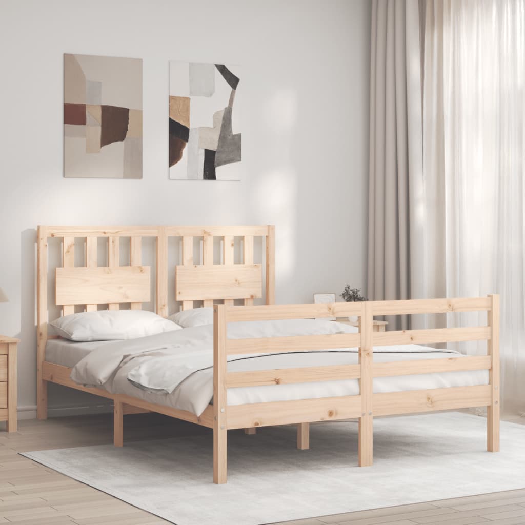 Bed Frame Without Mattress Solid Wood