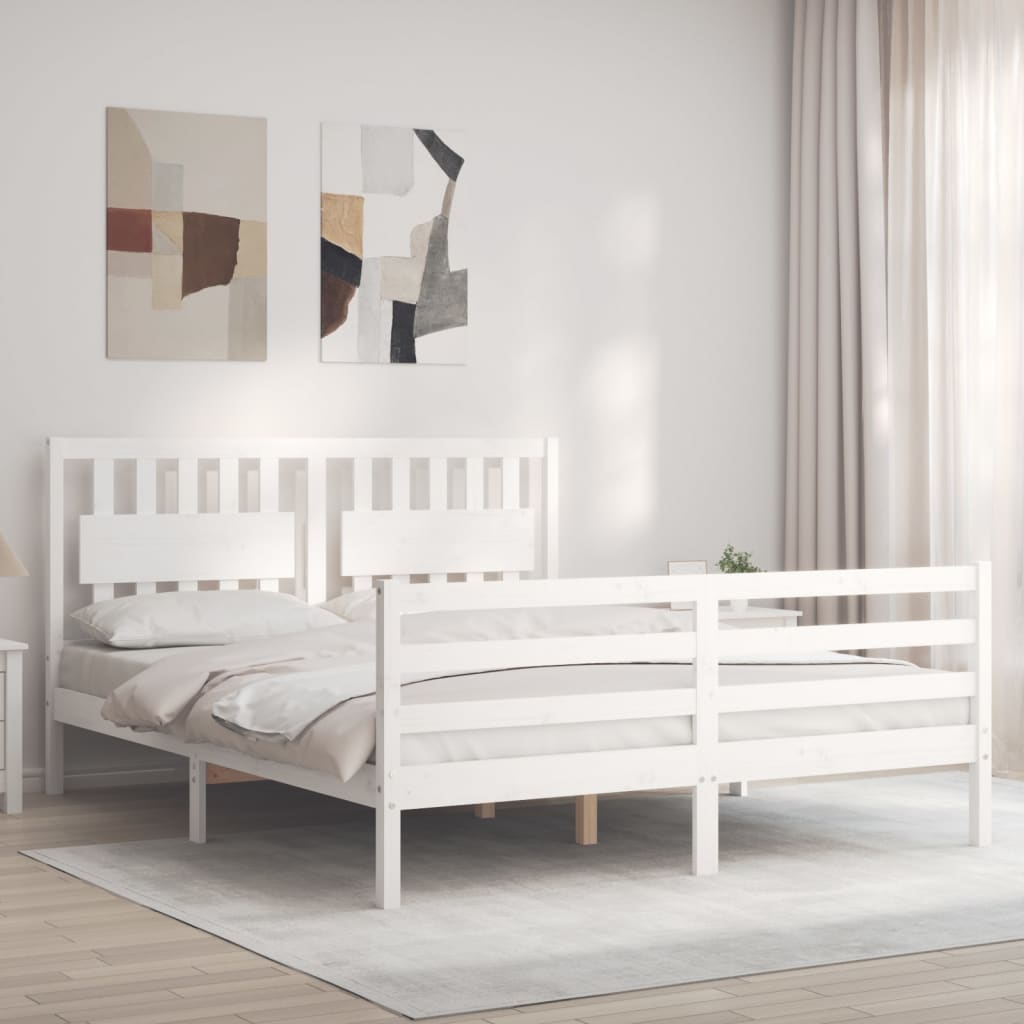 Bed Frame Without Mattress Solid Wood