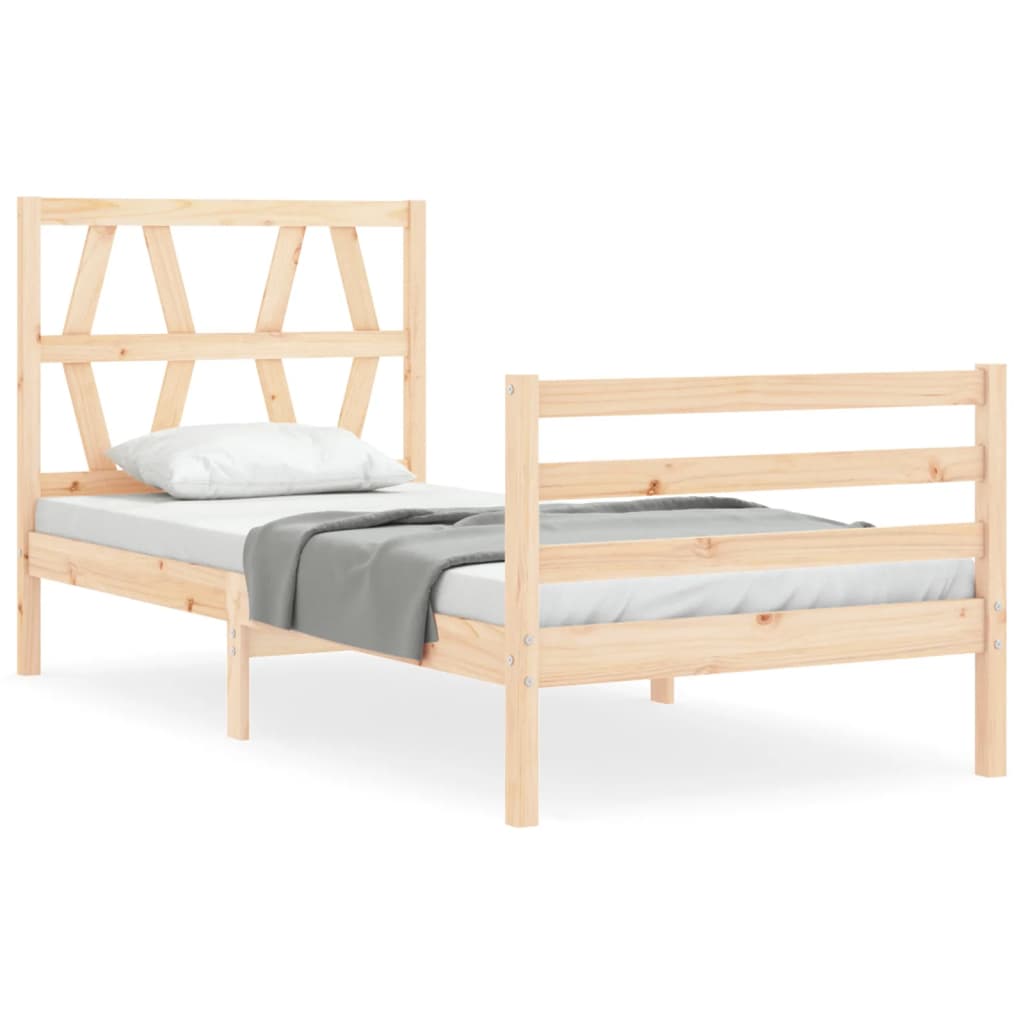 Bed Frame Without Mattress Solid Wood