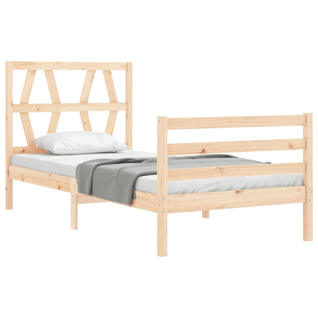 Bed Frame Without Mattress Solid Wood