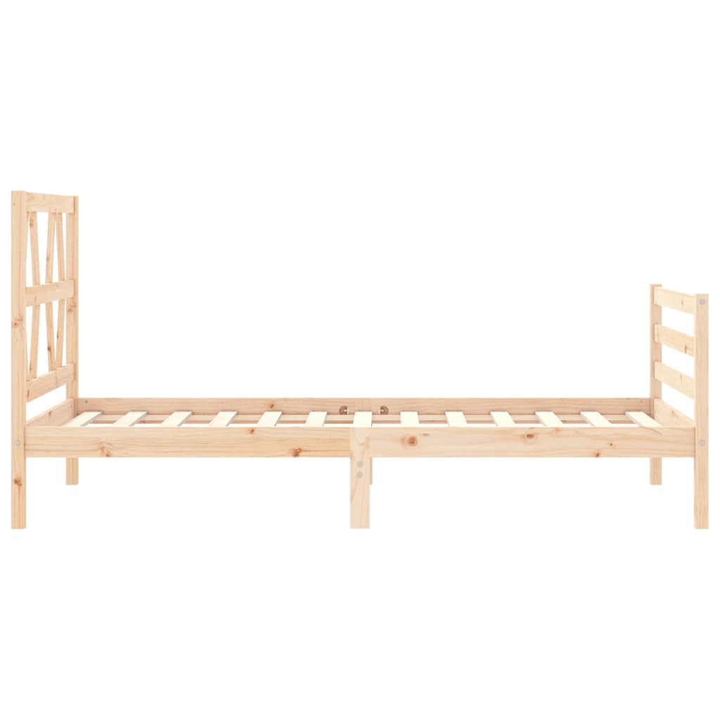 Bed Frame Without Mattress Solid Wood