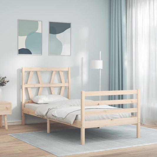 Bed Frame Without Mattress Solid Wood