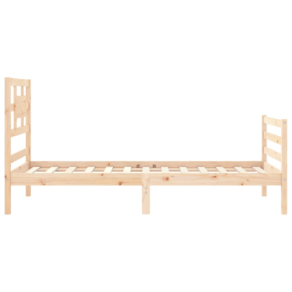 Bed Frame Without Mattress Solid Wood