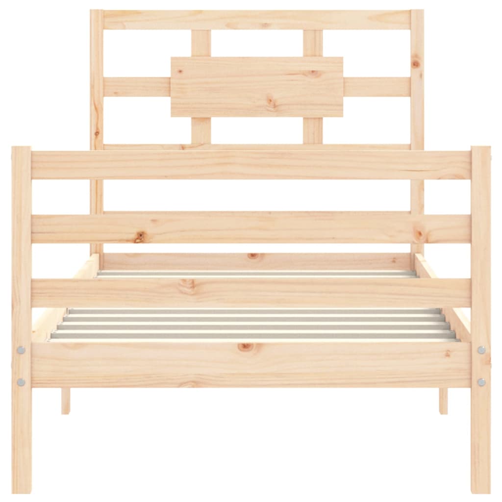 Bed Frame Without Mattress Solid Wood