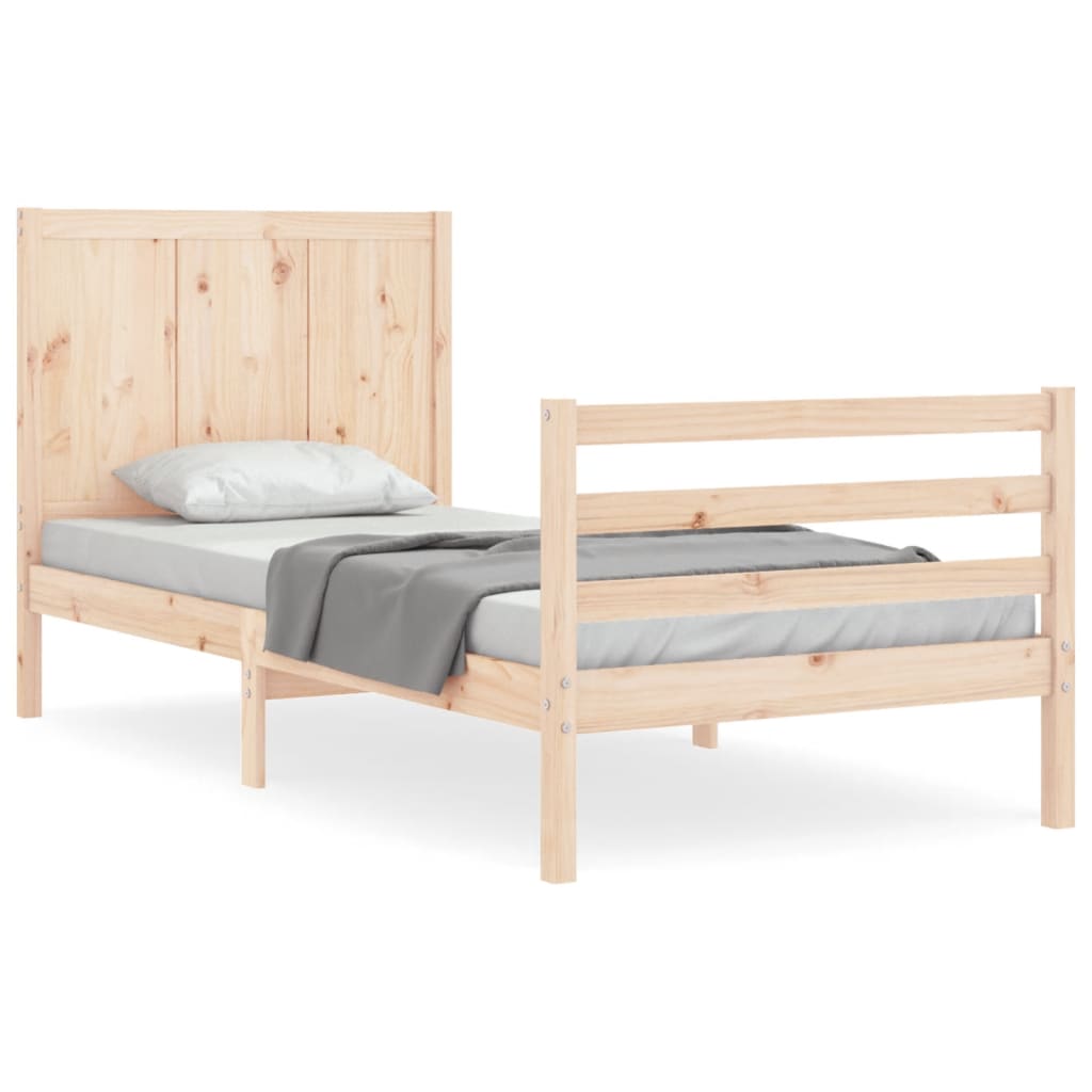 Bed Frame Without Mattress Solid Wood