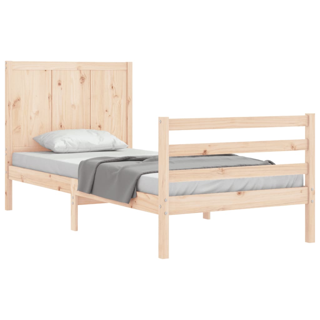 Bed Frame Without Mattress Solid Wood