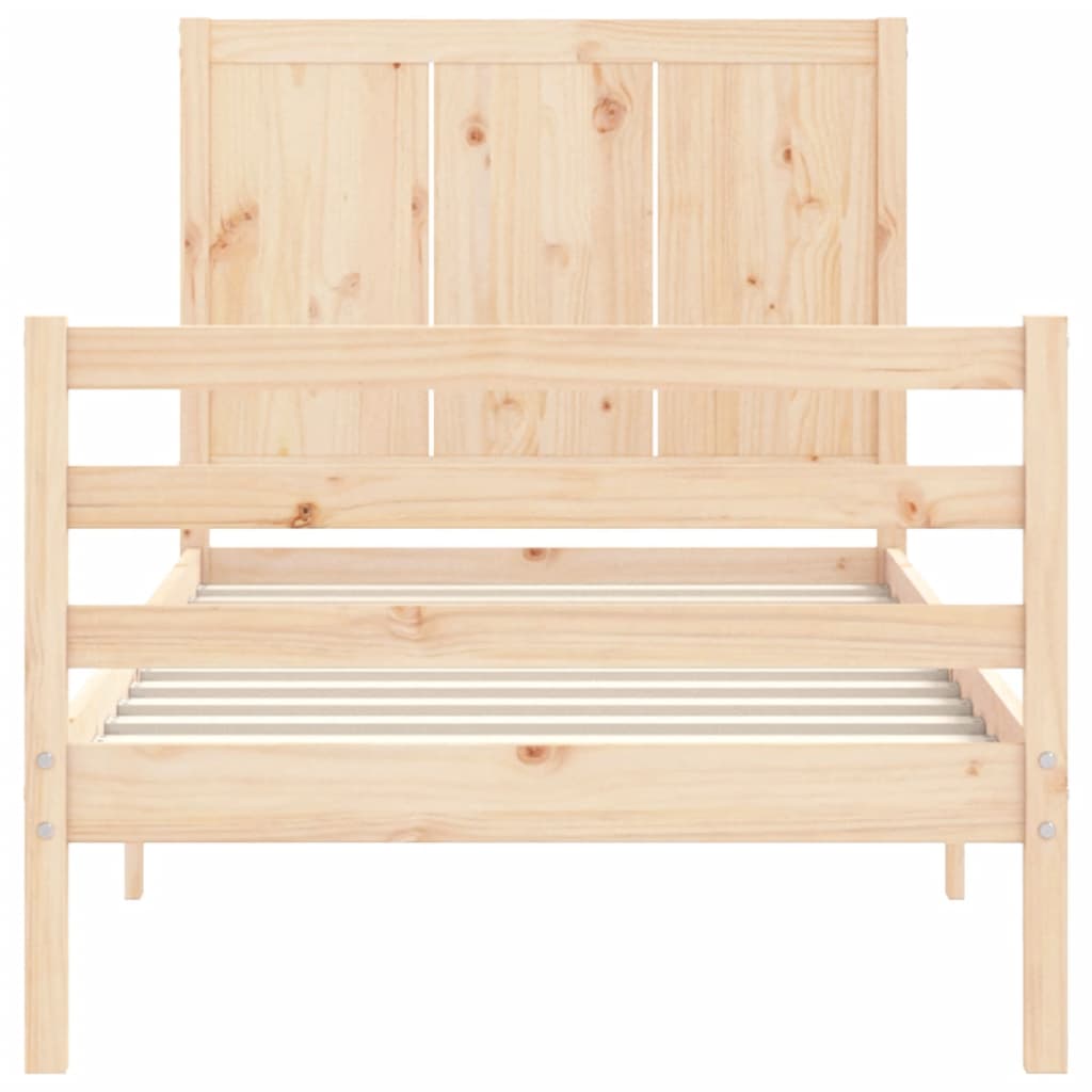 Bed Frame Without Mattress Solid Wood