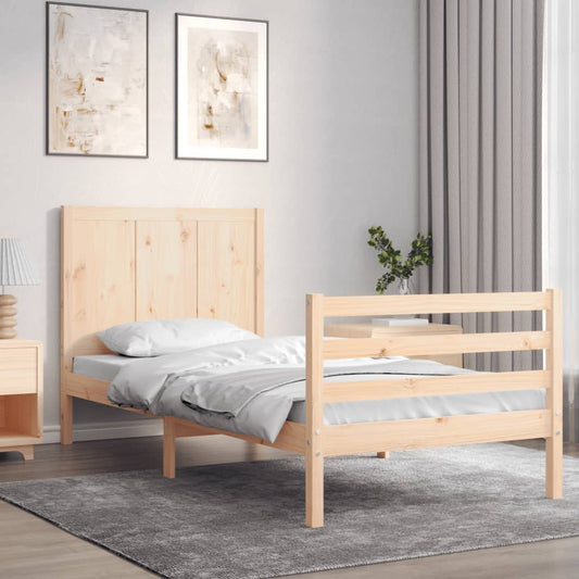 Bed Frame Without Mattress Solid Wood