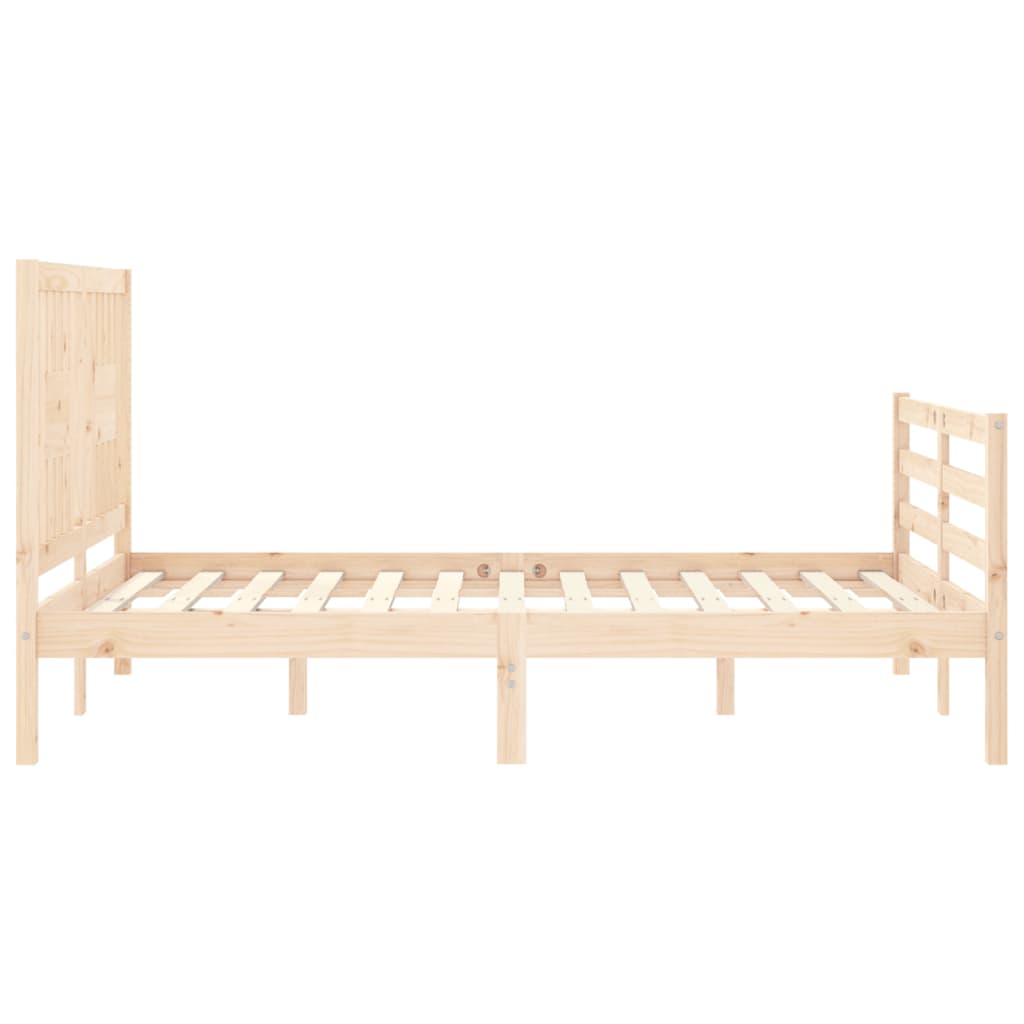 Bed Frame Without Mattress Solid Wood