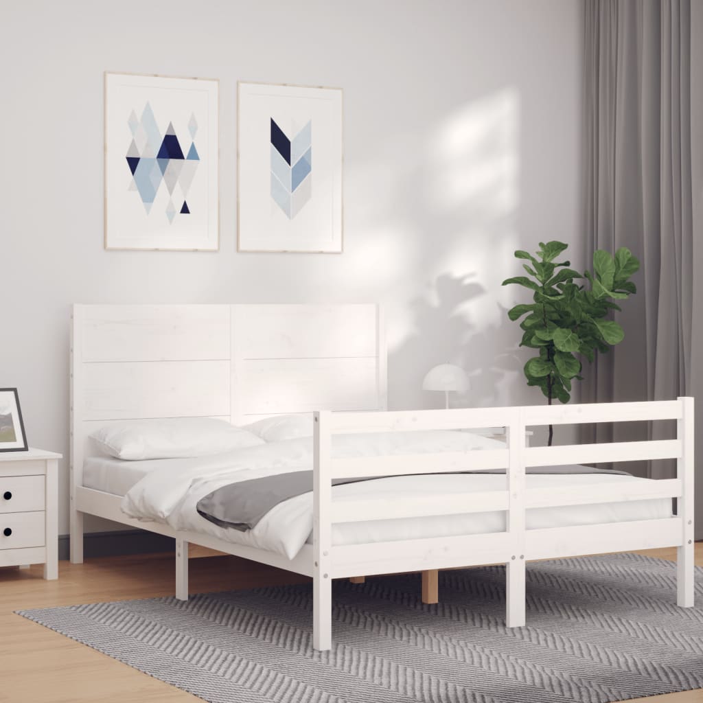 Bed Frame Without Mattress Solid Wood