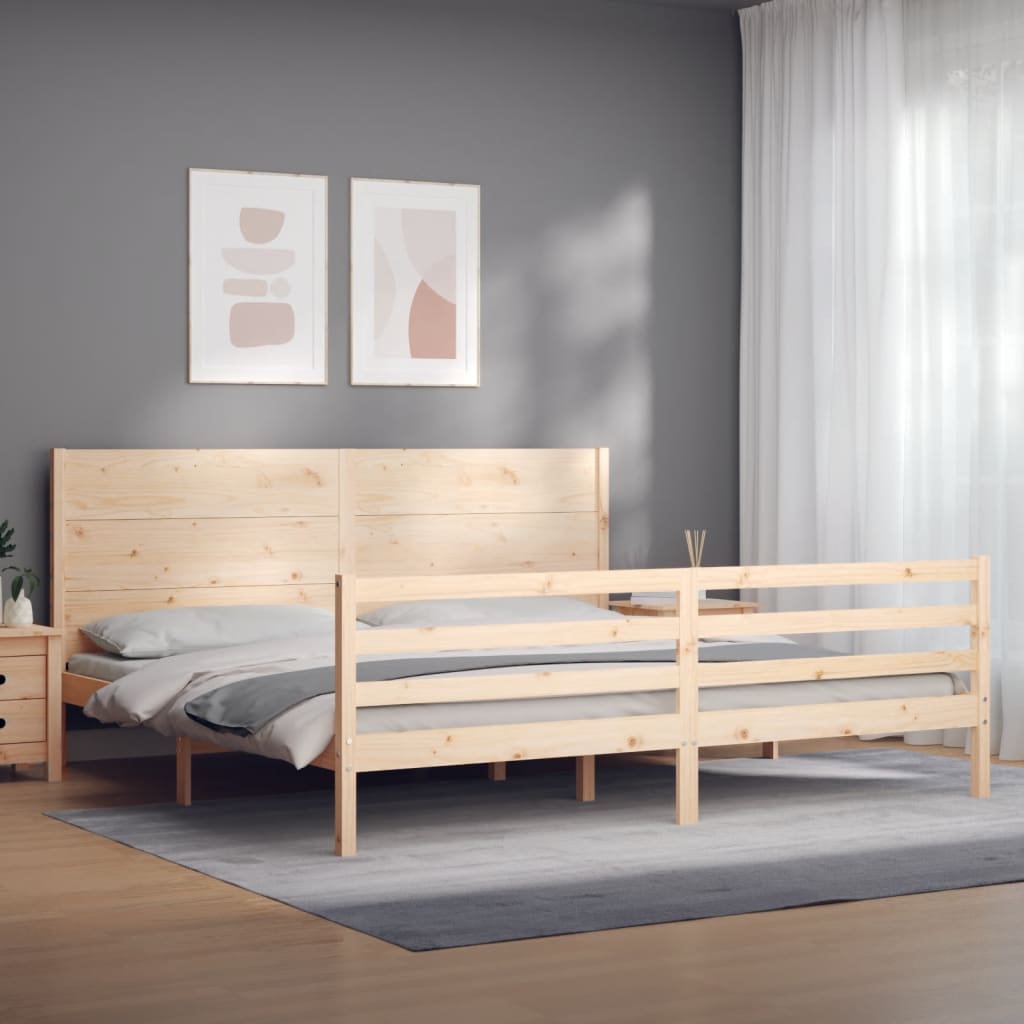 Bed Frame Without Mattress Solid Wood