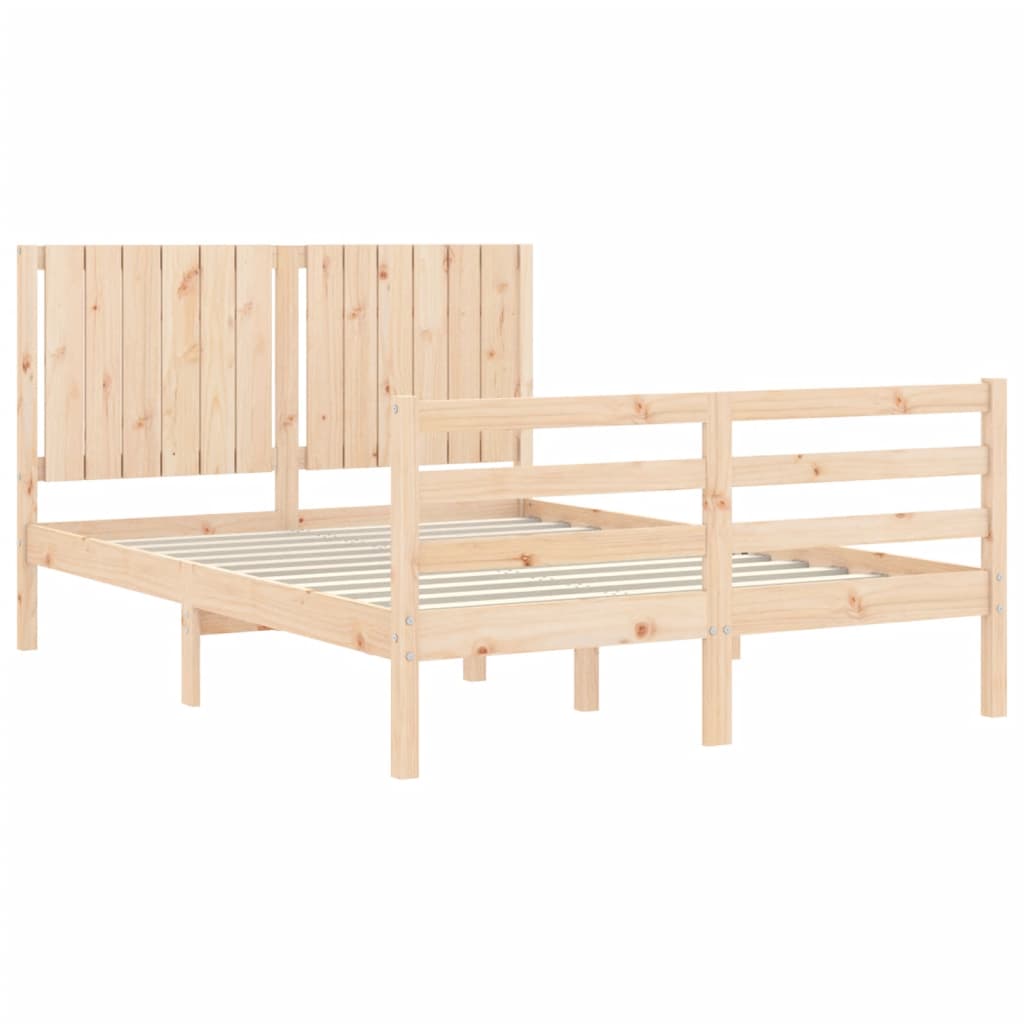 Bed Frame Without Mattress Solid Wood