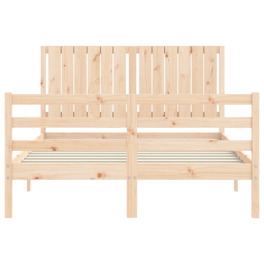 Bed Frame Without Mattress Solid Wood