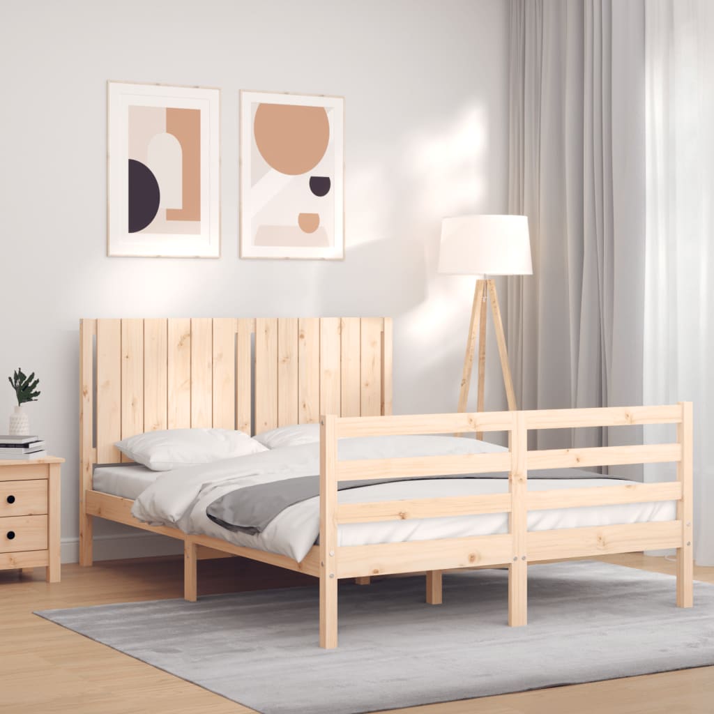 Bed Frame Without Mattress Solid Wood