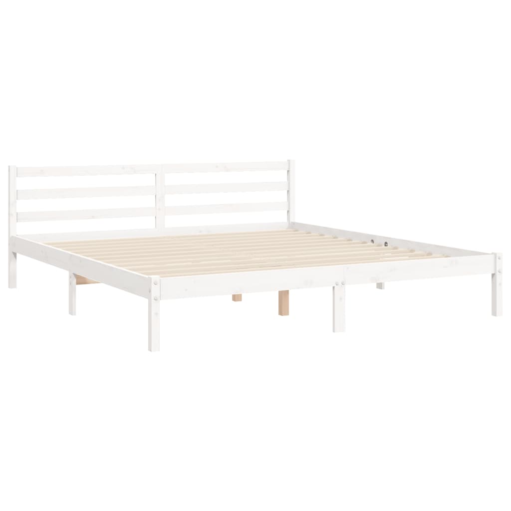 Bed Frame Without Mattress 183X203 Cm King Solid Wood