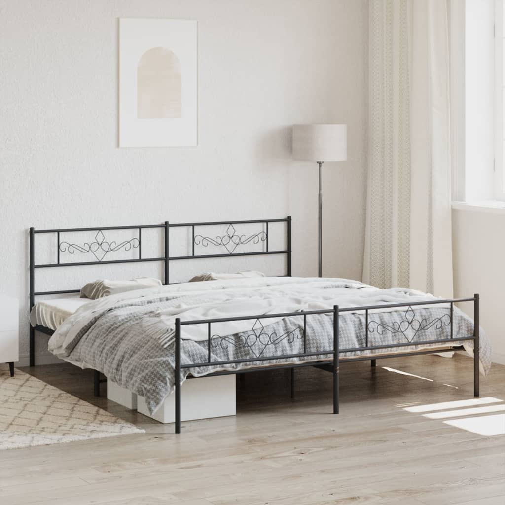 Metal Bed Frame Without Mattress