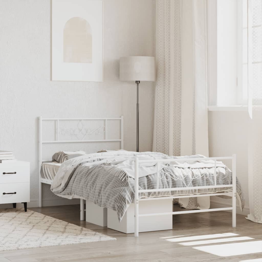 Metal Bed Frame Without Mattress