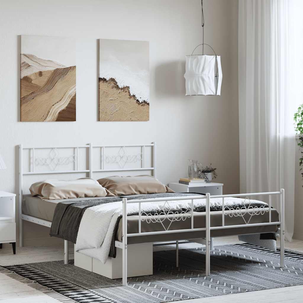 Metal Bed Frame Without Mattress