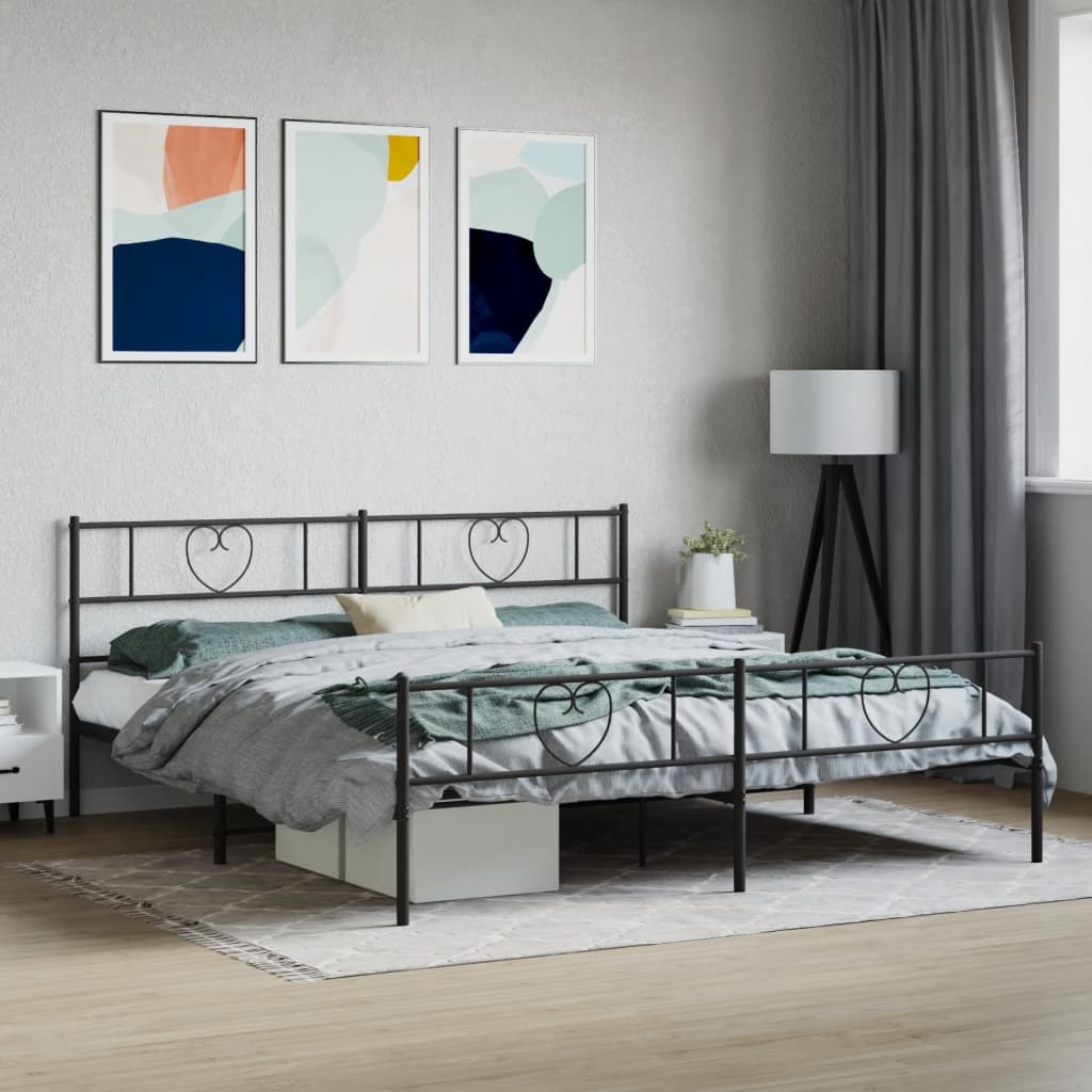 Metal Bed Frame Without Mattress