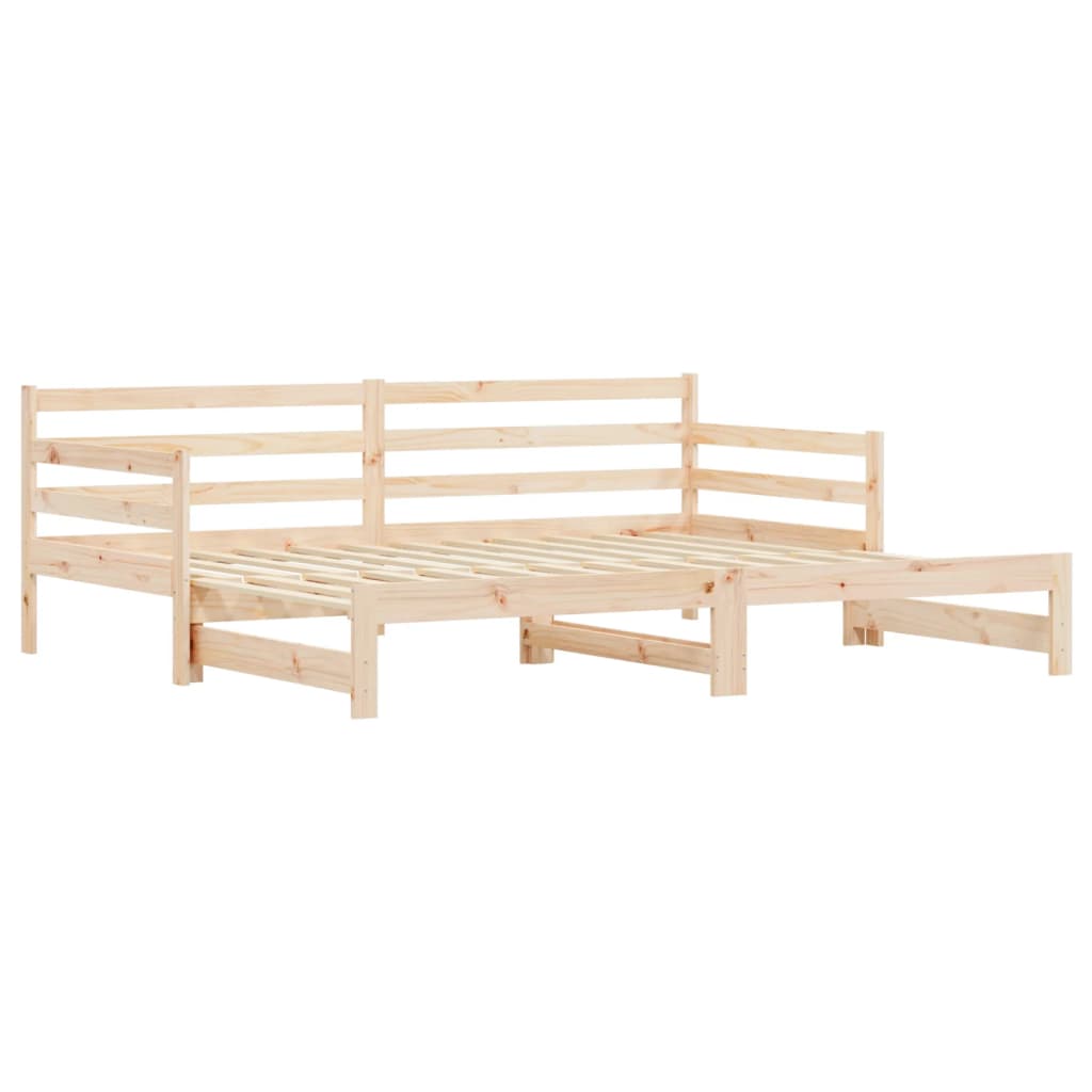 Daybed With Trundle Without Mattress Solid Wood