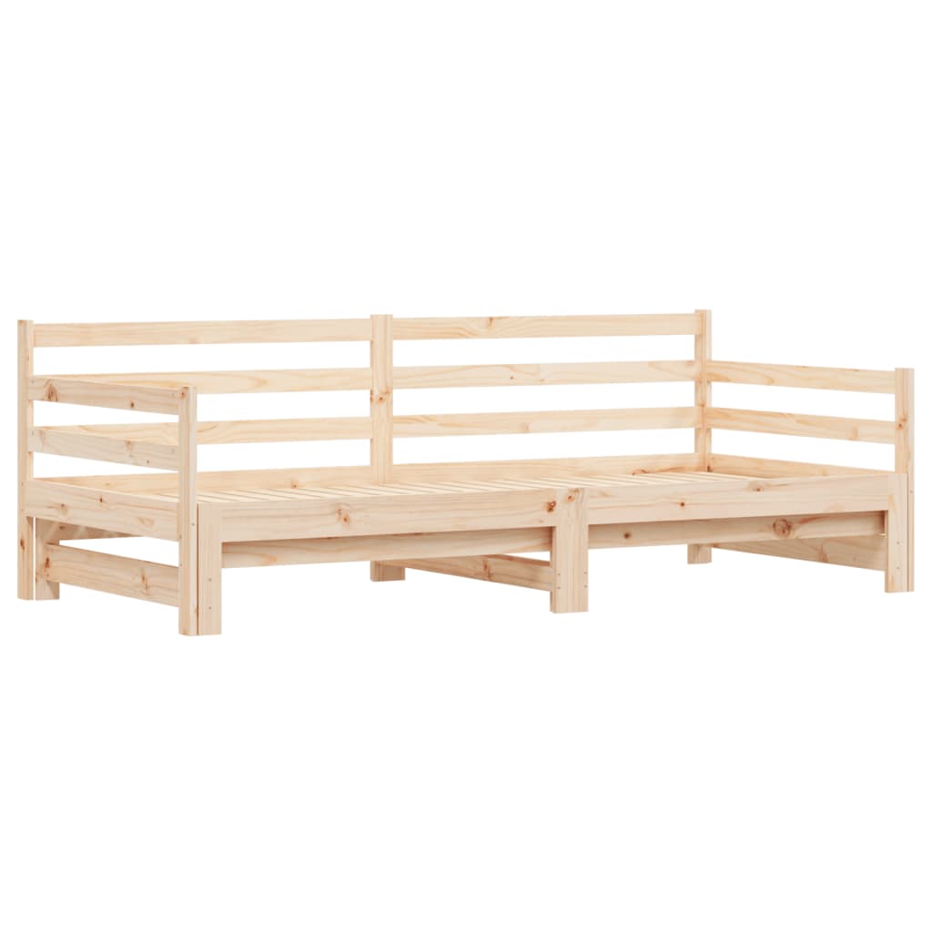 Daybed With Trundle Without Mattress Solid Wood