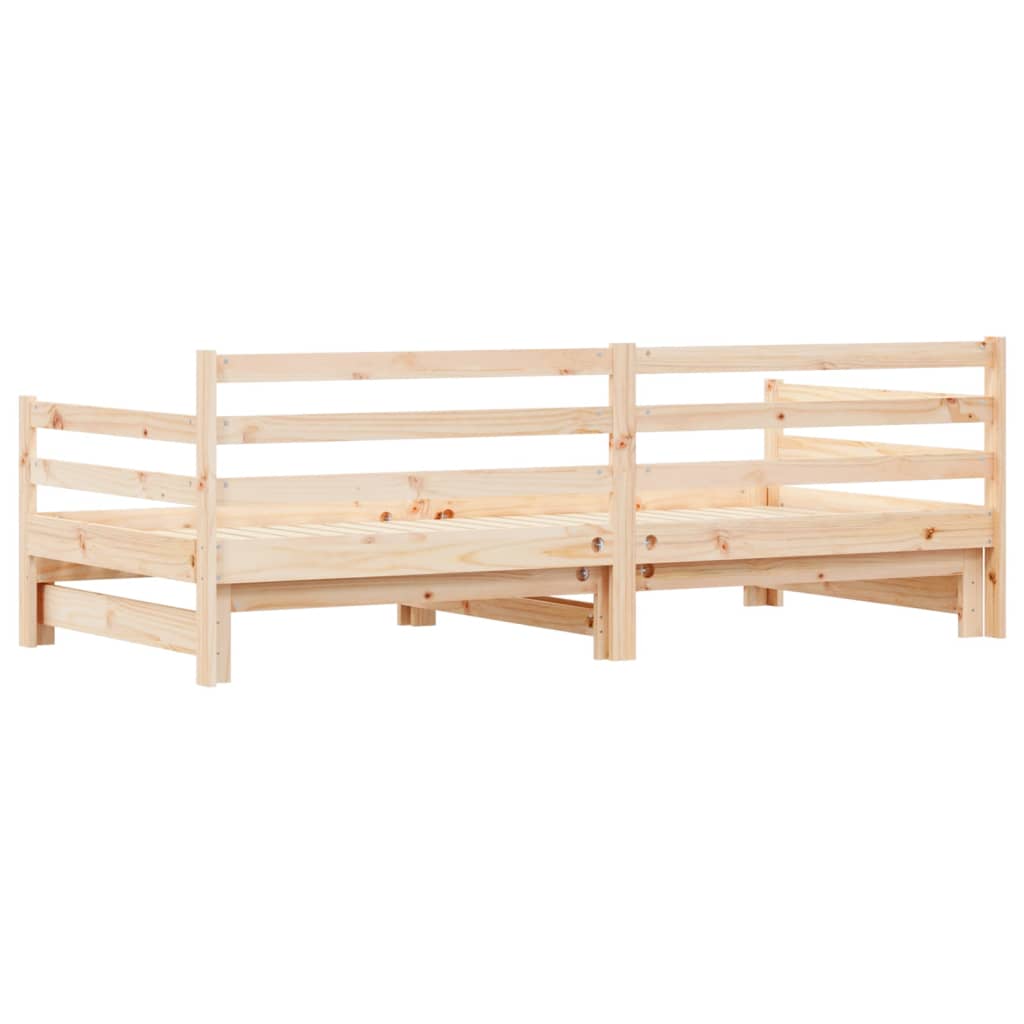 Daybed With Trundle Without Mattress Solid Wood