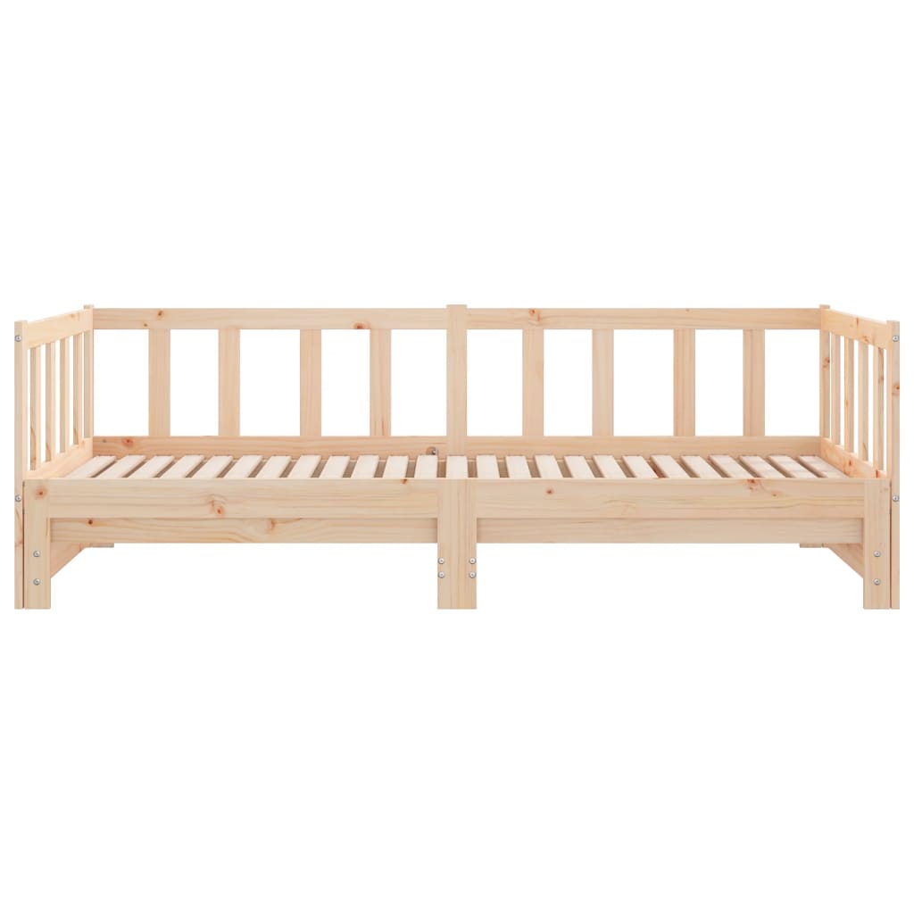 Day Bed With Trundle Without Mattress Solid Wood